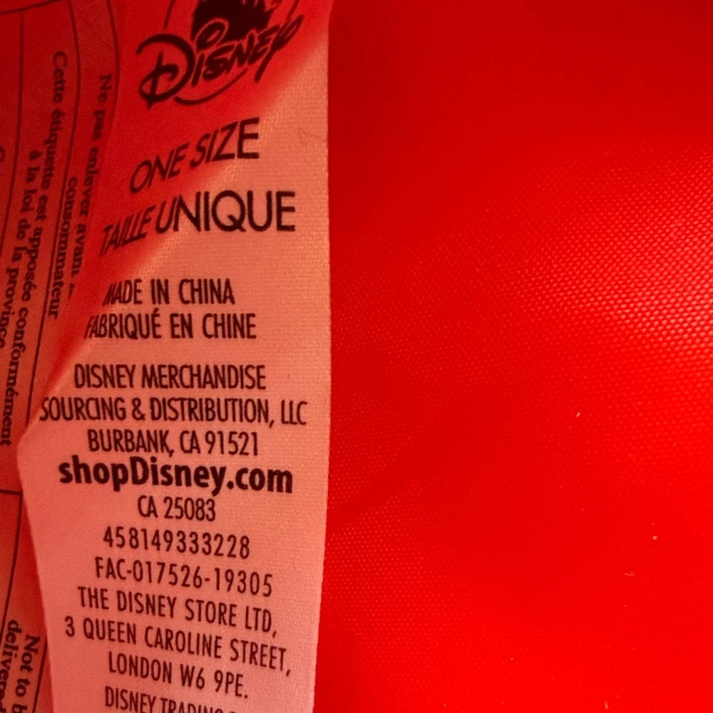 Disney Rainbow Stars Character Backpack in White, Red, Blue, Yellow - Picture 6 of 6